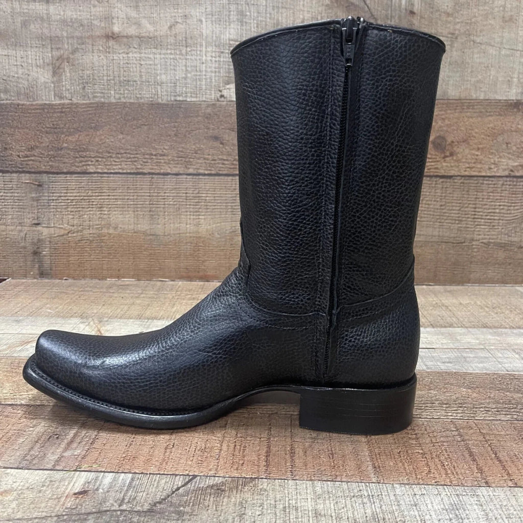 Men's Western Cowboy Side Zipper Genuine Leather American Deer - OriginalWestern.com
