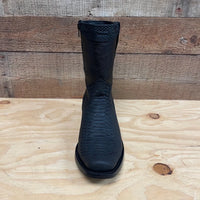 Men's Western Cowboy Side Zipper Genuine Leather with Phyton Print Dubai Toe Boots Est. 265 - OriginalWestern.com