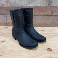 Men's Western Cowboy Side Zipper Genuine Leather with Phyton Print Dubai Toe Boots Est. 265 - OriginalWestern.com