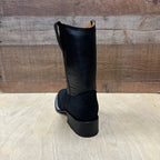 Men's Western Cowboy Side Zipper Genuine Leather with Phyton Print Est. 262 Black - OriginalWestern.com