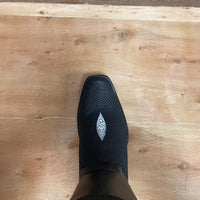 Men's Western Cowboy Side Zipper Genuine Leather with Stingray Print Dubai Toe Boots Est. 274 - OriginalWestern.com