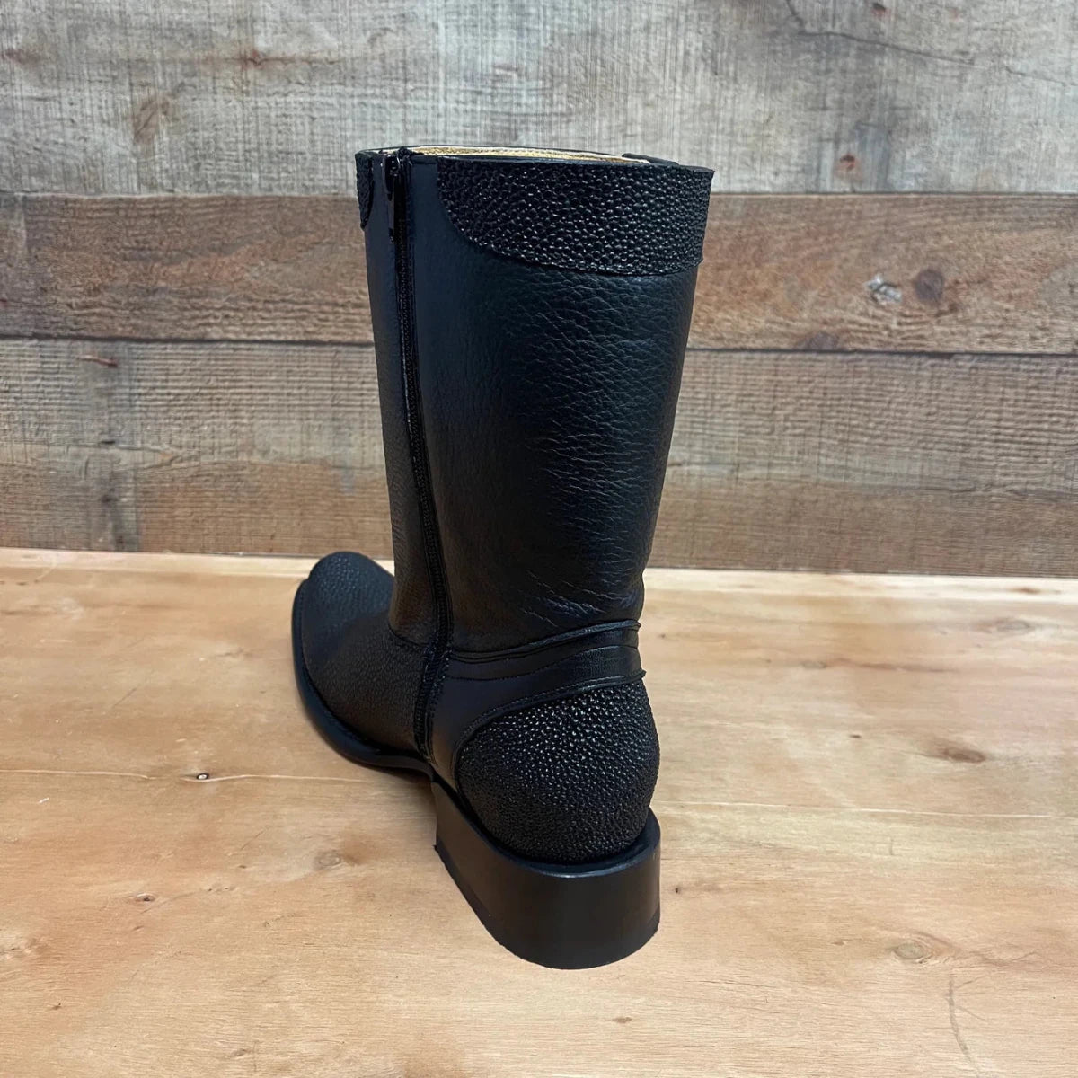 Men's Western Cowboy Side Zipper Genuine Leather with Stingray Print Dubai Toe Boots Est. 274 - OriginalWestern.com