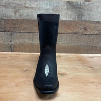 Men's Western Cowboy Side Zipper Genuine Leather with Stingray Print Dubai Toe Boots Est. 274 - OriginalWestern.com