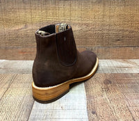 Men's Western Cowboy Square Toe Half Boots Est. 710 Moka - OriginalWestern.com