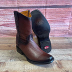 Men's Western Cowboy Zipper Genuine American Deer Leather Boots Dubai Toe Est. 264 - OriginalWestern.com