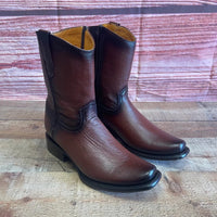 Men's Western Cowboy Zipper Genuine American Deer Leather Boots Dubai Toe Est. 264 - OriginalWestern.com