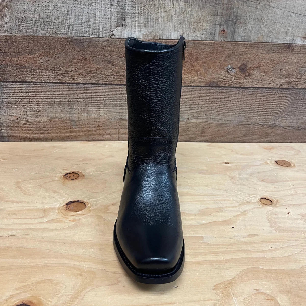 Men's Western Cowboy Zipper Genuine Leather Boots Dubai Toe Est. 261 Black - OriginalWestern.com