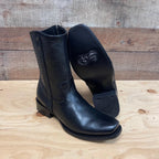 Men's Western Cowboy Zipper Genuine Leather Boots Dubai Toe Est. 261 Black - OriginalWestern.com