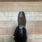Men's Western Cowboy Zipper Genuine Leather Boots Dubai Toe Est. 261 Brown - OriginalWestern.com