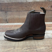 Men's Western Rodeo Ankle Boot Crazy Genuine Leather Est. 361 Brown - OriginalWestern.com