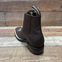 Men's Western Rodeo Ankle Boot Crazy Genuine Leather Est. 361 Brown - OriginalWestern.com