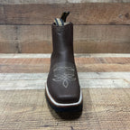 Men's Western Rodeo Ankle Boot Crazy Genuine Leather Est. 361 Brown - OriginalWestern.com
