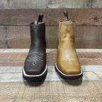 Men's Western Rodeo Ankle Boot Crazy Genuine Leather Est. 361 Tang - OriginalWestern.com