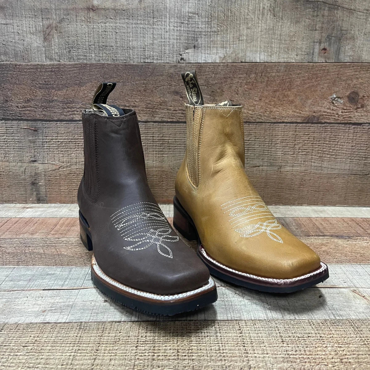 Men's Western Rodeo Ankle Boot Crazy Genuine Leather Est. 361 Tang - OriginalWestern.com