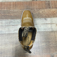 Men's Western Rodeo Ankle Boot Crazy Genuine Leather Est. 361 Tang - OriginalWestern.com