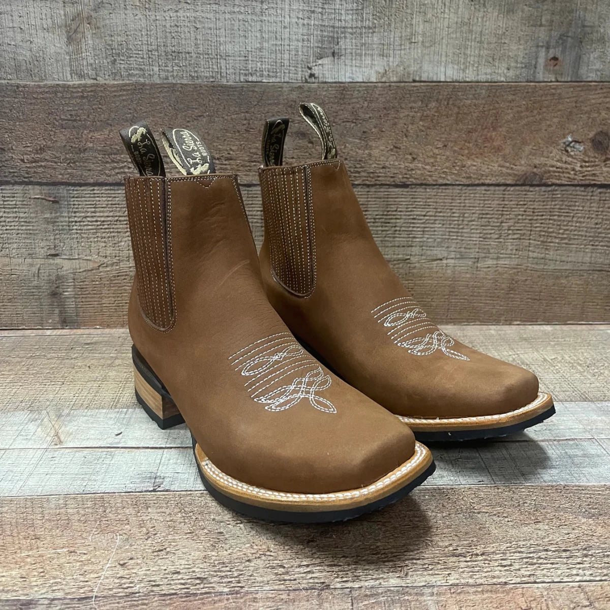 Men's Western Rodeo Ankle Boot Est. 361/362 Avellana - OriginalWestern.com