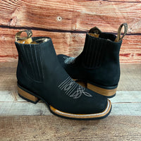 Men's Western Rodeo Ankle Boot Est. 361/362 Black - OriginalWestern.com