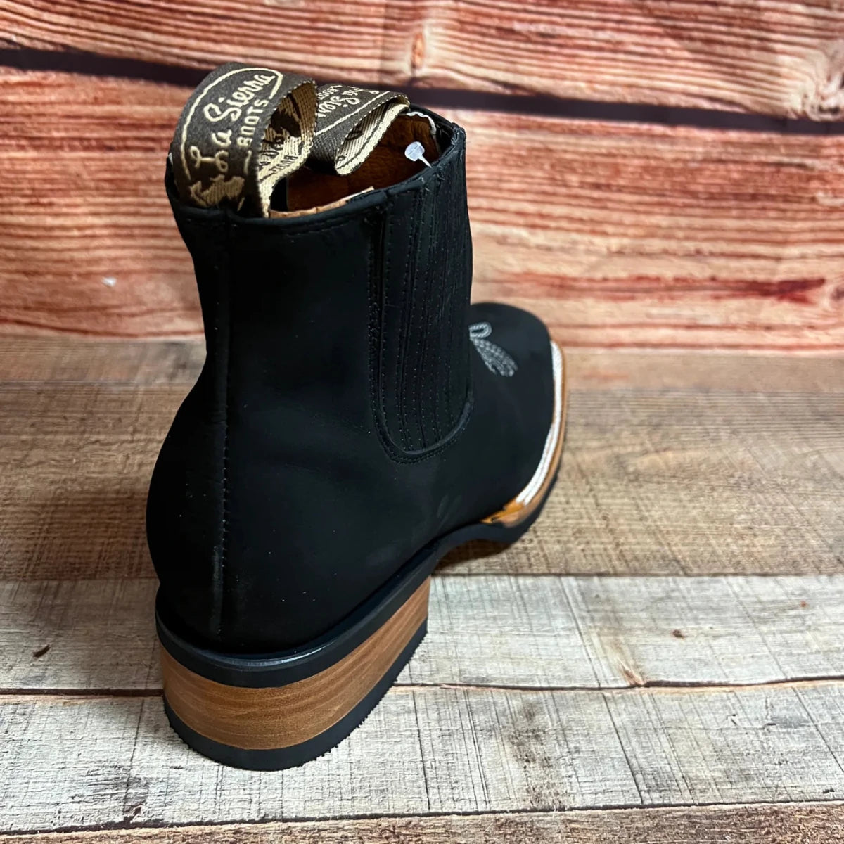 Men's Western Rodeo Ankle Boot Est. 361/362 Black - OriginalWestern.com