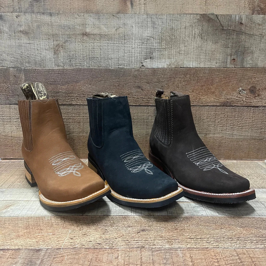 Men's Western Rodeo Ankle Boot Est. 361/362 Black - OriginalWestern.com