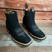 Men's Western Rodeo Ankle Boot Est. 361/362 Black - OriginalWestern.com