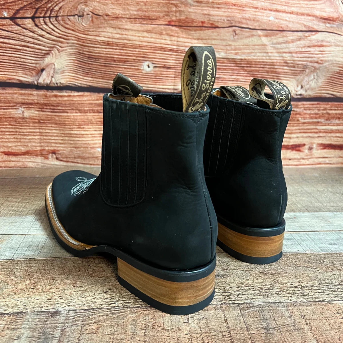 Men's Western Rodeo Ankle Boot Est. 361/362 Black - OriginalWestern.com