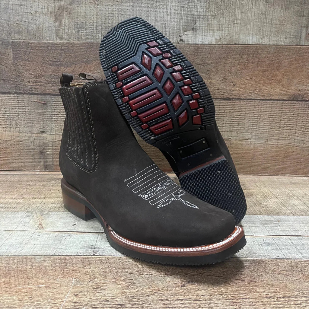 Men's Western Rodeo Ankle Boot Est. 361/362 Brown - OriginalWestern.com