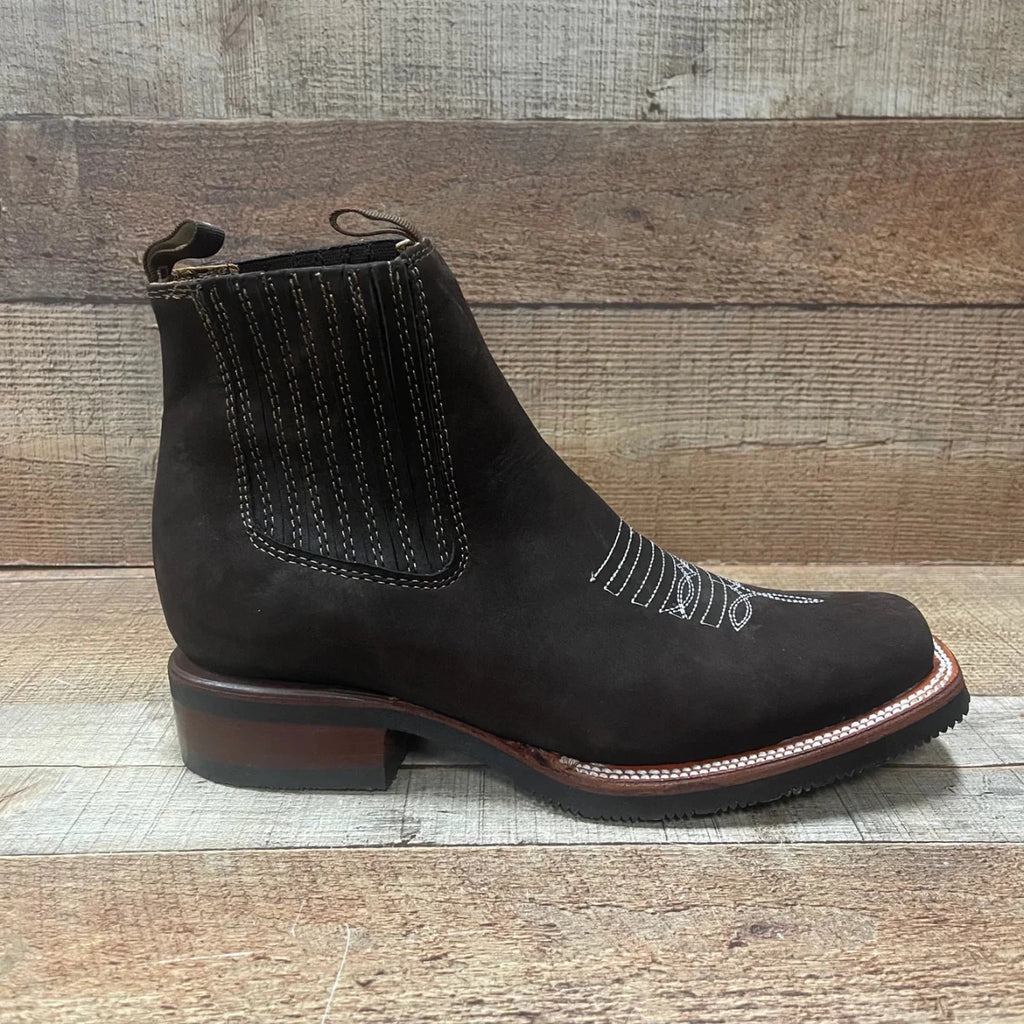 Men's Western Rodeo Ankle Boot Est. 361/362 Brown - OriginalWestern.com