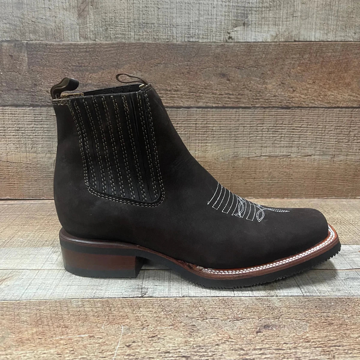 Men's Western Rodeo Ankle Boot Est. 361/362 Brown - OriginalWestern.com