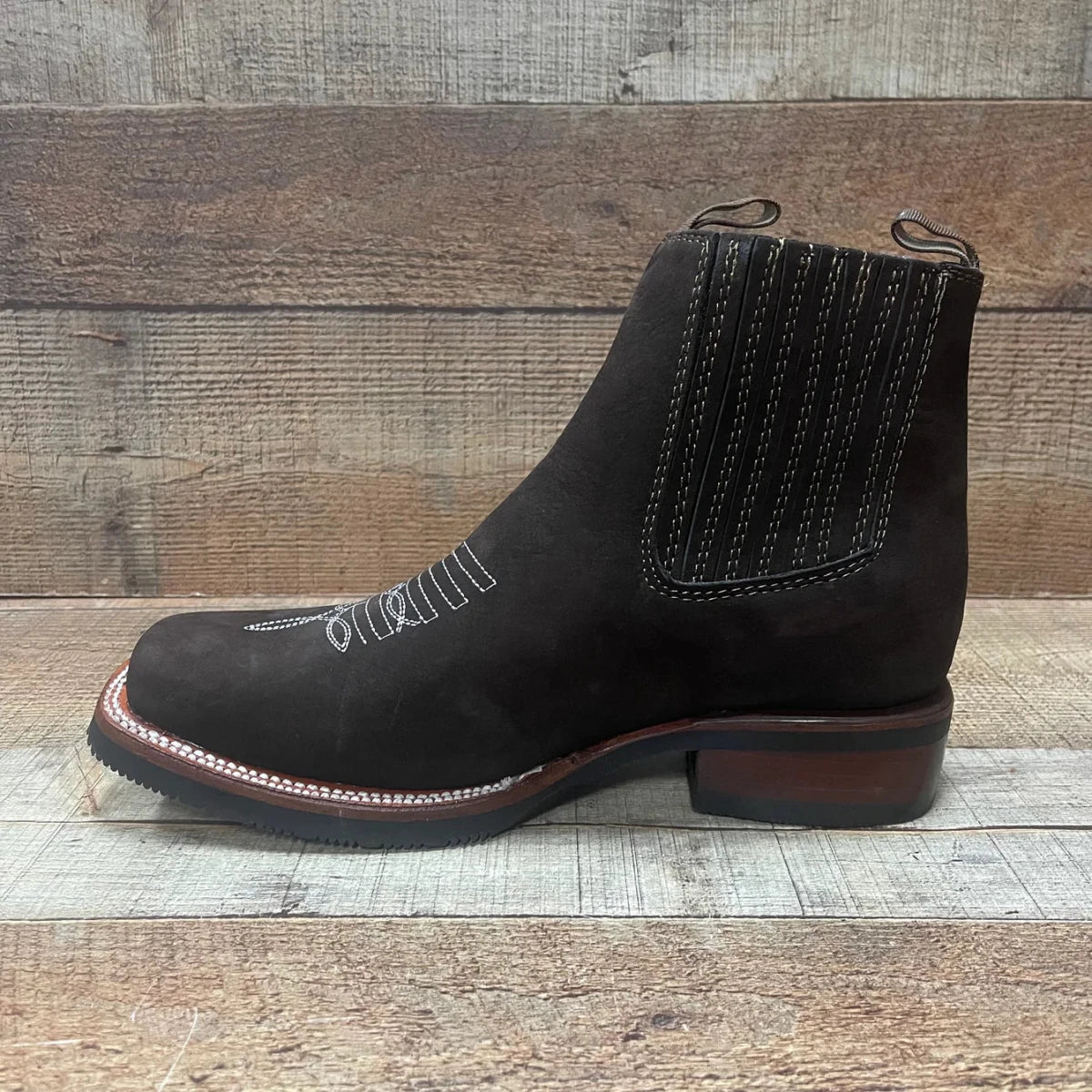Men's Western Rodeo Ankle Boot Est. 361/362 Brown - OriginalWestern.com