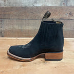 Men's Western Rodeo Ankle Boot Leather Sole Embroidered Design Est. 356 - OriginalWestern.com