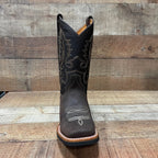 Men's Western Rodeo Cowboy Genuine Leather Boots Square Toe Est. 387 Brown - OriginalWestern.com