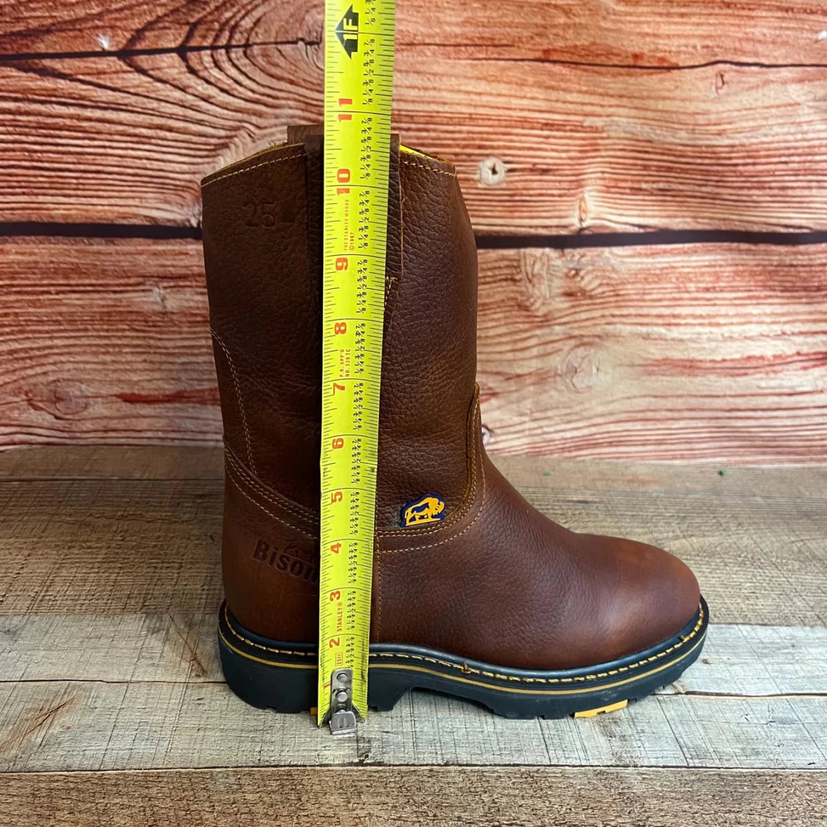 Men's Western Rodeo Work Boots Pull On Leather Oil Water Resistant Est. B23 - OriginalWestern.com