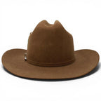 Men’s White Diamonds 200X Carin Leon Style Western Cowboy Fur Felt Hat - Brown - OriginalWestern.com