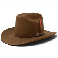 Men’s White Diamonds 200X Carin Leon Style Western Cowboy Fur Felt Hat - Brown - OriginalWestern.com