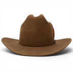 Men’s White Diamonds 200X Carin Leon Style Western Cowboy Fur Felt Hat - Brown - OriginalWestern.com