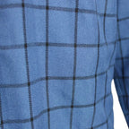 Men's White Diamonds - Blue Plaid Denim Shirt - WD-803 - OriginalWestern.com
