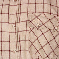 Men's White Diamonds Long Sleeve Western Shirt - Beige WD-804 - OriginalWestern.com
