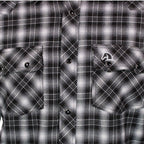 Men's White Diamonds Long Sleeve Western Shirt - Black and White WD-808 - OriginalWestern.com