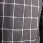 Men's White Diamonds Long Sleeve Western Shirt - Grey WD-807 - OriginalWestern.com