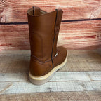 Men's Work Boots Light Pull On Genuine Leather Oil/Water Resistant Round Toe Est. 305 - OriginalWestern.com