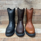 Men's Work Boots Ruper Genuine Leather Oil Water Resistant Est. 300 Black - OriginalWestern.com