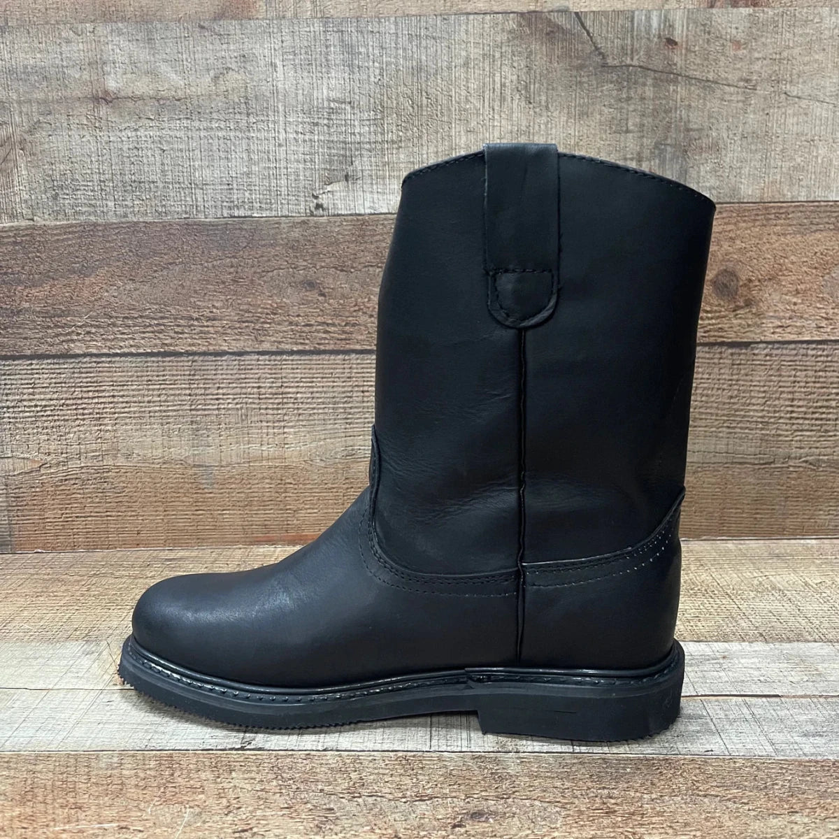 Men's Work Boots Ruper Genuine Leather Oil Water Resistant Est. 300 Black - OriginalWestern.com