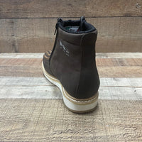 Men's Work Double Zipper Handwoven Genuine Leather Oil/Water Resistant Est. 341 - OriginalWestern.com