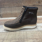 Men's Work Double Zipper Handwoven Genuine Leather Oil/Water Resistant Est. 341 - OriginalWestern.com