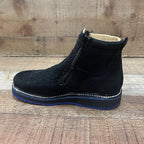 Men's Work Red/Blue Sole Zipper Handwoven Genuine Leather Oil/Water Resistant Est 334/444 Blue - OriginalWestern.com