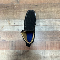 Men's Work Red/Blue Sole Zipper Handwoven Genuine Leather Oil/Water Resistant Est 334/444 Red - OriginalWestern.com