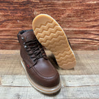 Men's Work Shoes Laces Genuine Leather Oil Eater Resistant Est. 375/420 Brown - OriginalWestern.com
