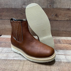 Men's Work Square Toe Boots Light Pull On Leather Ankle Boot Est. 916 - OriginalWestern.com