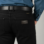 Men's Western Bootcut High Waist Stretch Premium Jeans - Black CABW #6