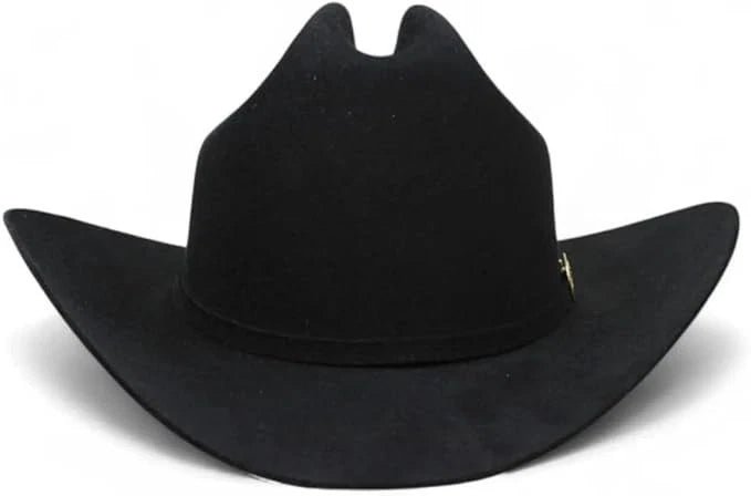 Morcon 200X El Diamante Sinaloa Style Western Cowboy Rabbit Fur Felt Hat - Black - OriginalWestern.com